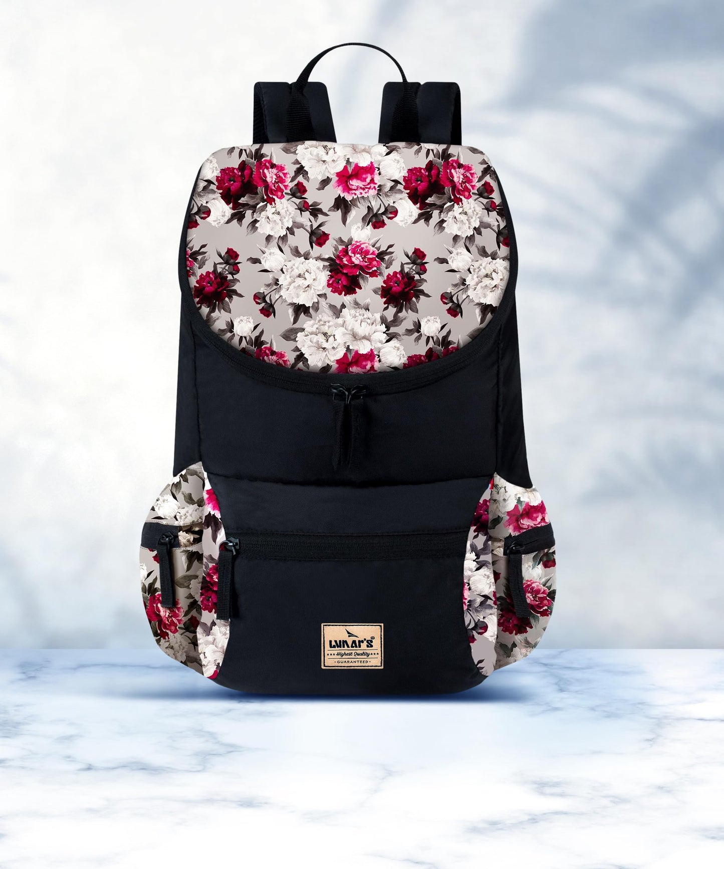 Lunar's Monica - 1 Compartment Water Resistant Stylish Fashion Ladies 19L Backpack Girls School Bag Student Backpack Women Trendy Travel Bag