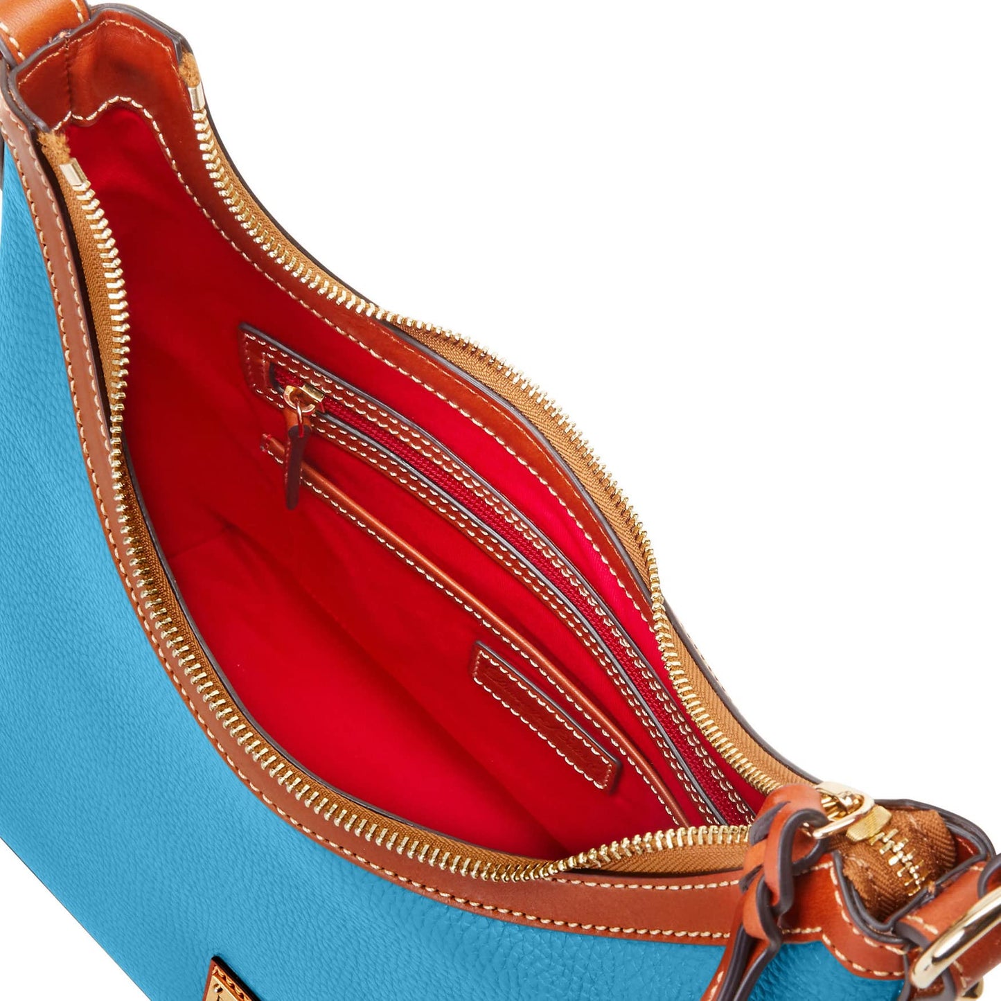 Dooney & Bourke Handbag, Pebble Grain Hobo Shoulder Bag - Sky Blue, Sky Blue, One Size