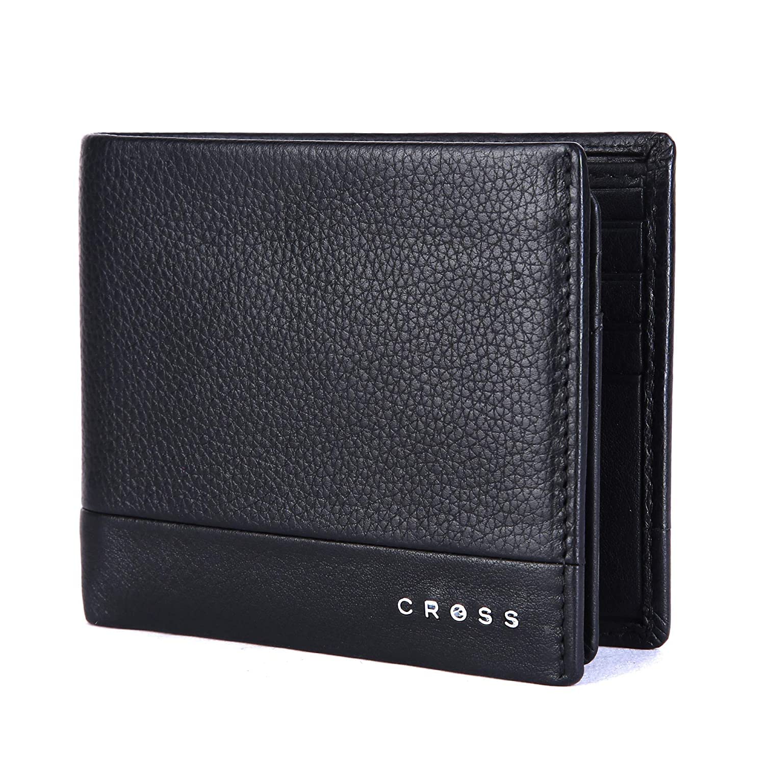 Gents Purse Price Cross Black Men's Wallet Stylish Genuine Leather