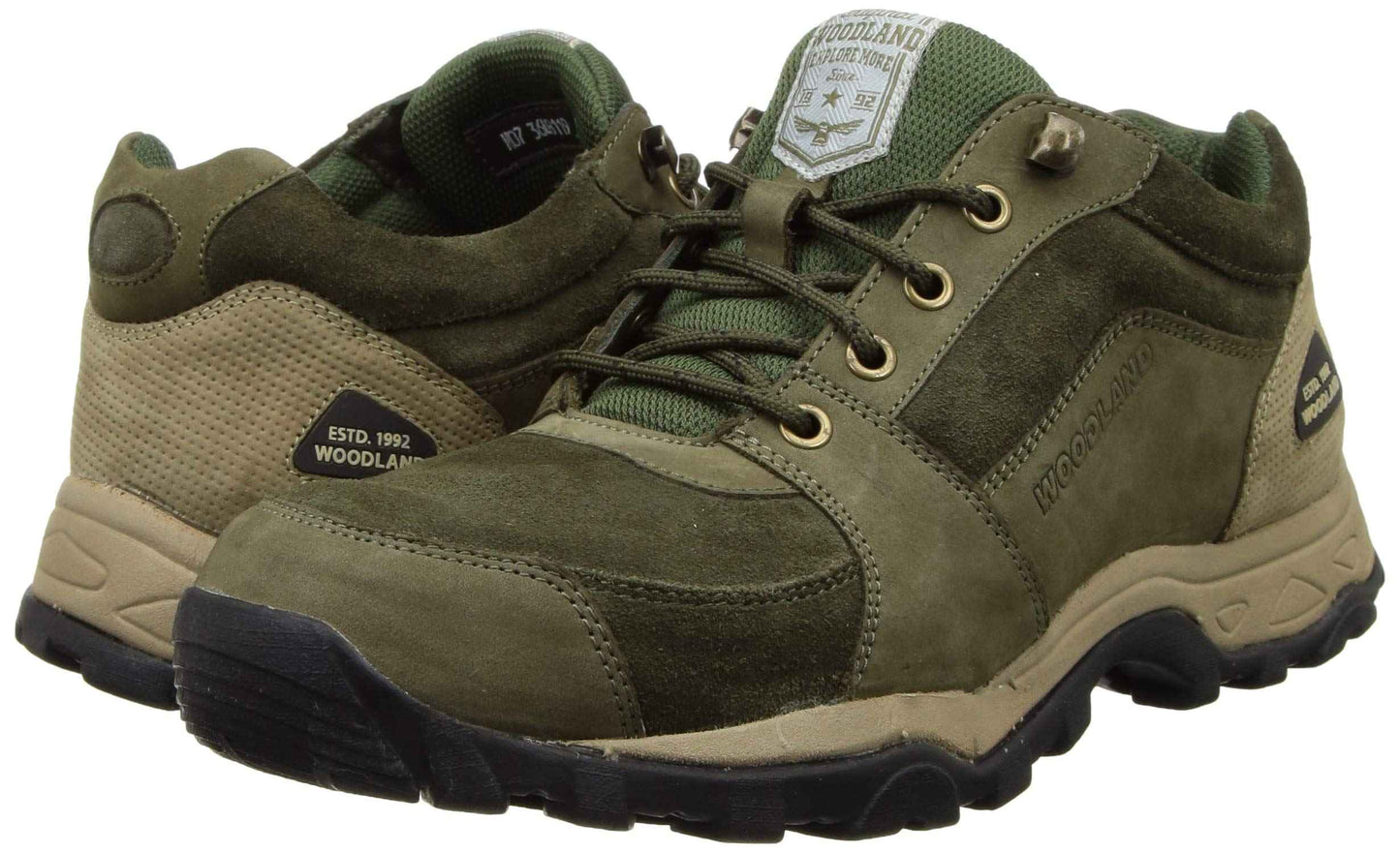 Woodland Mens OGC 3608119 Olive Green Sneaker Casual Shoe - 7 UK (41 EU) (OGC 3608119_Olive Green)