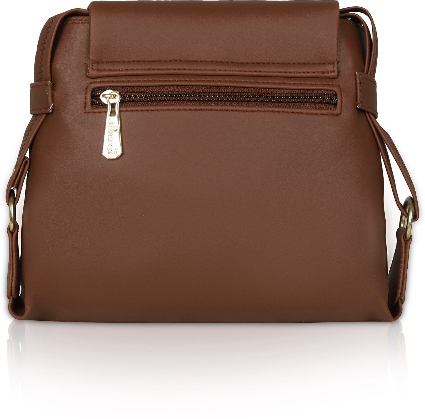 M MARAZZI Tan Sling Bag for Women | Lightweight Crossbody Bag | Adjustable Strap, Multi-Compartment, Durable & Hands-Free | Daily Use, Travel & Outdoor Bag