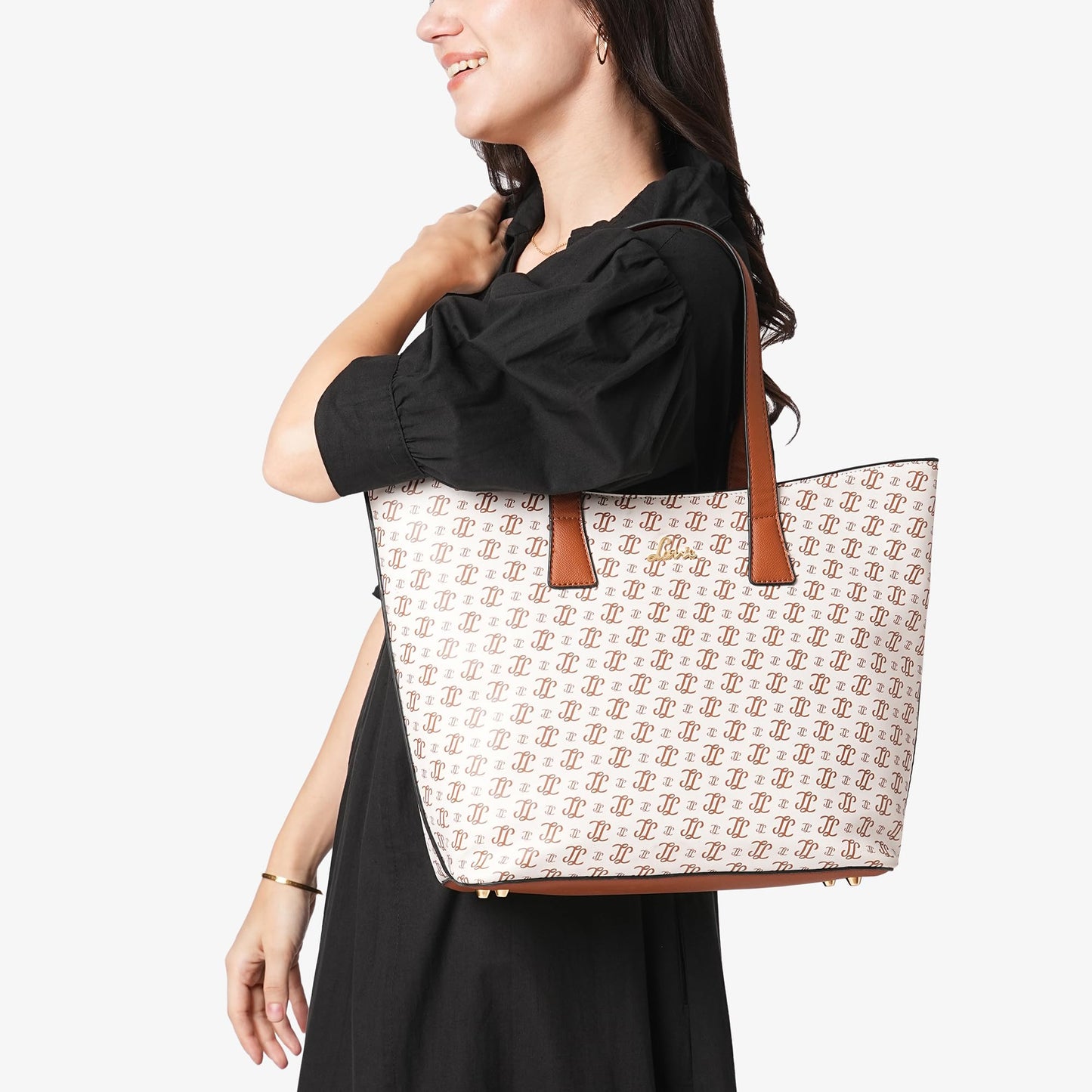 Lavie Women's Mono LL Harper Tote Bag for Women | Tote Bag for Work | Ladies purse | Stylish Shoulder Bag | Gift for Women