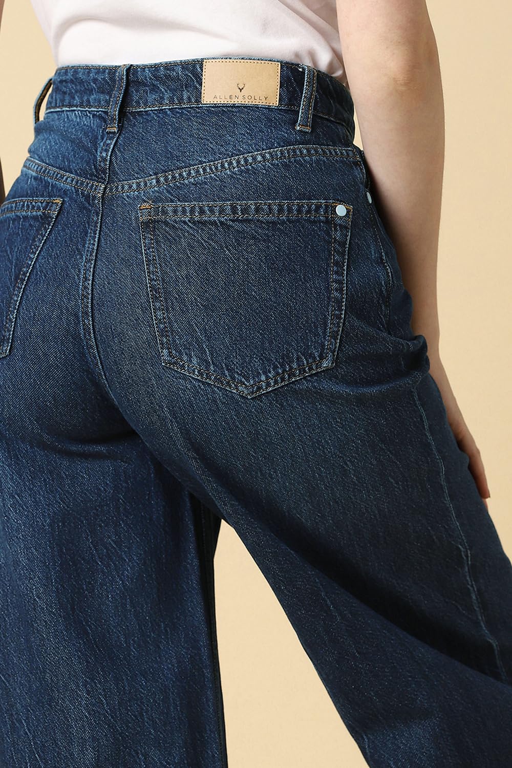 Allen Solly Women Navy Mid Wash Jeans