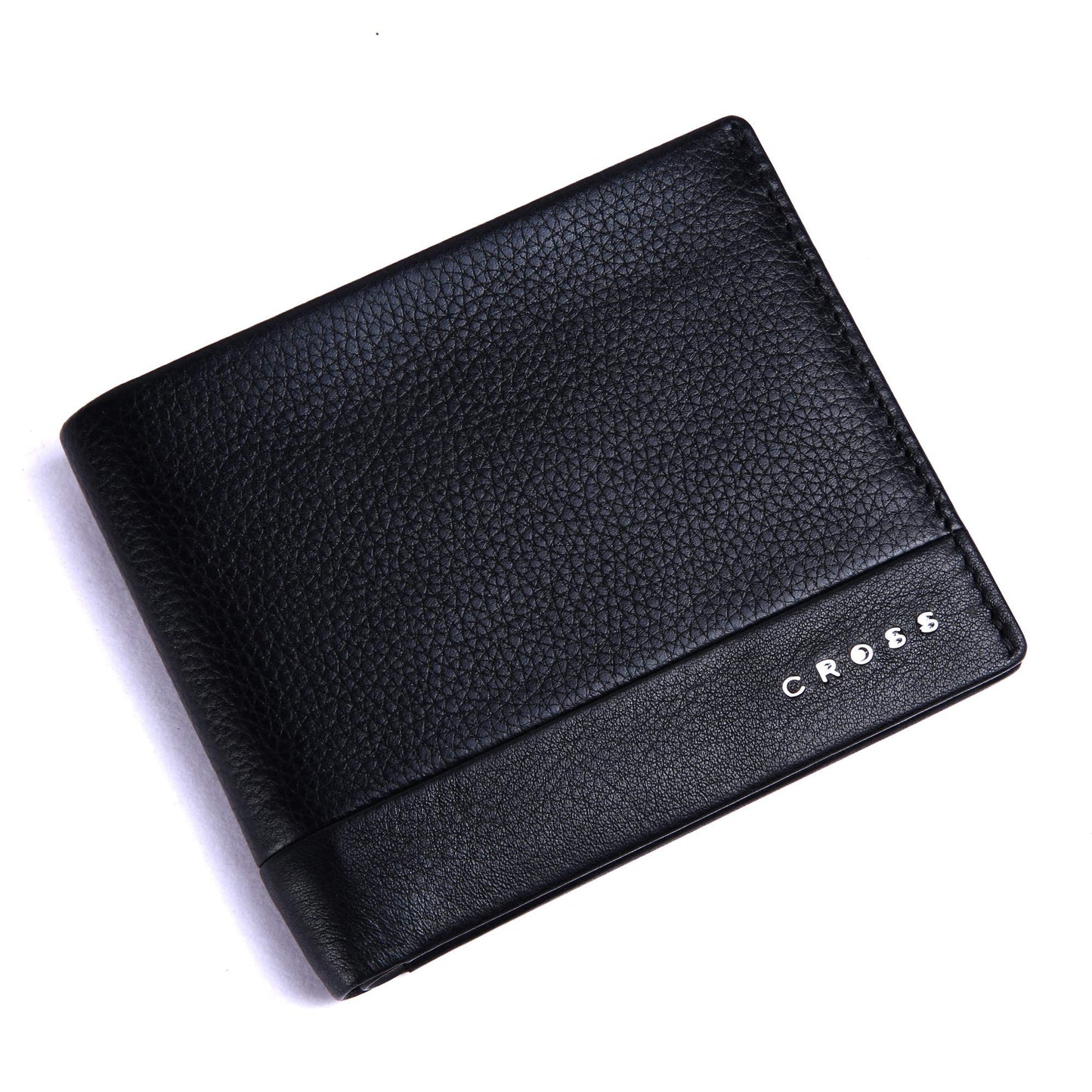 Cross Black Men's Wallet Stylish Genuine Leather Wallets for Men Latest Gents Purse with Card Holder Compartment (AC948799_3-1)