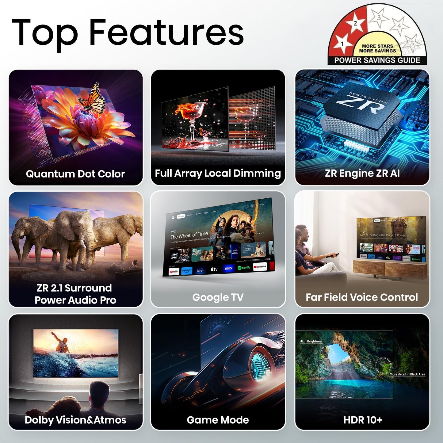 TOSHIBA 164 cm (65 inches) M550NP Series 4K Ultra HD Smart QLED Google TV 65M550NP