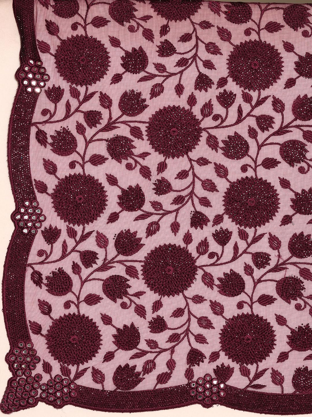 MOHEY Embroidery|Stone Work Saree for Women