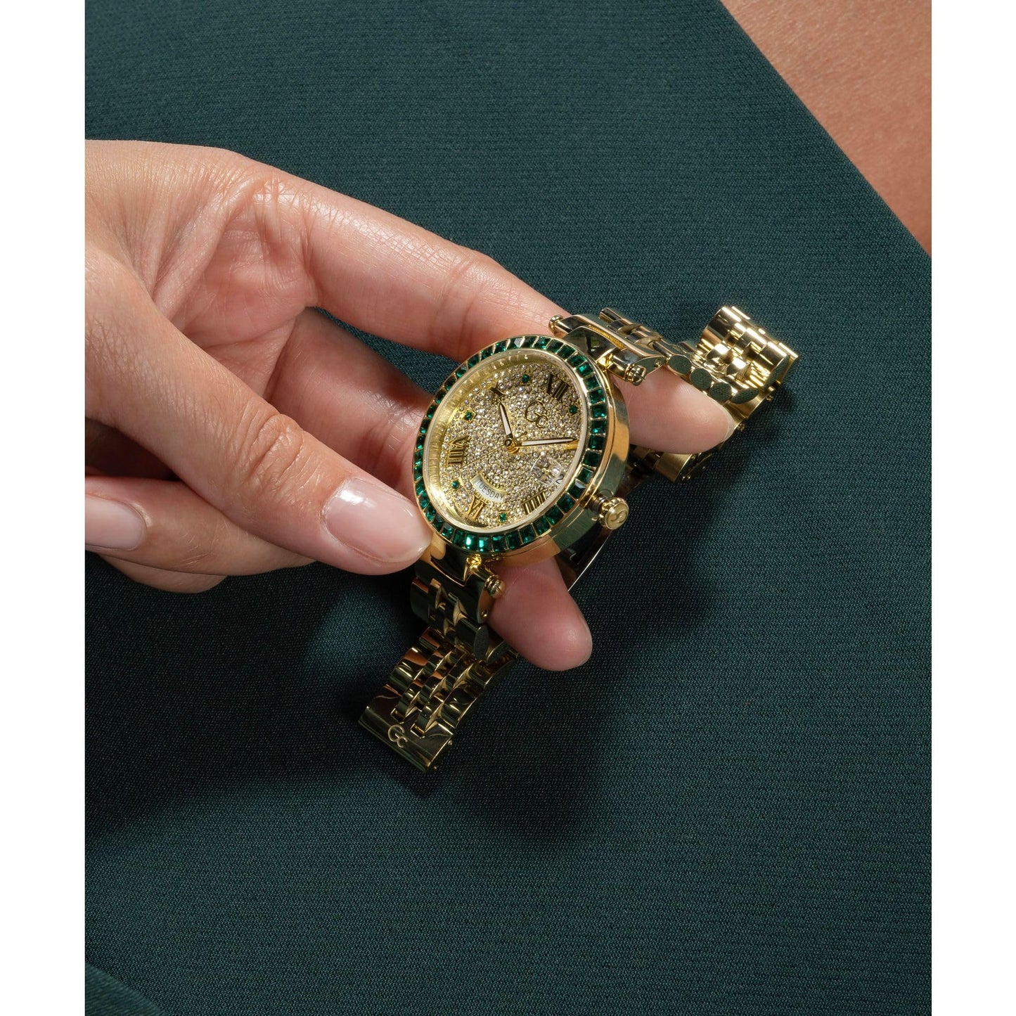 GC Analog White Dial Women's Watch-Z01013L1MF