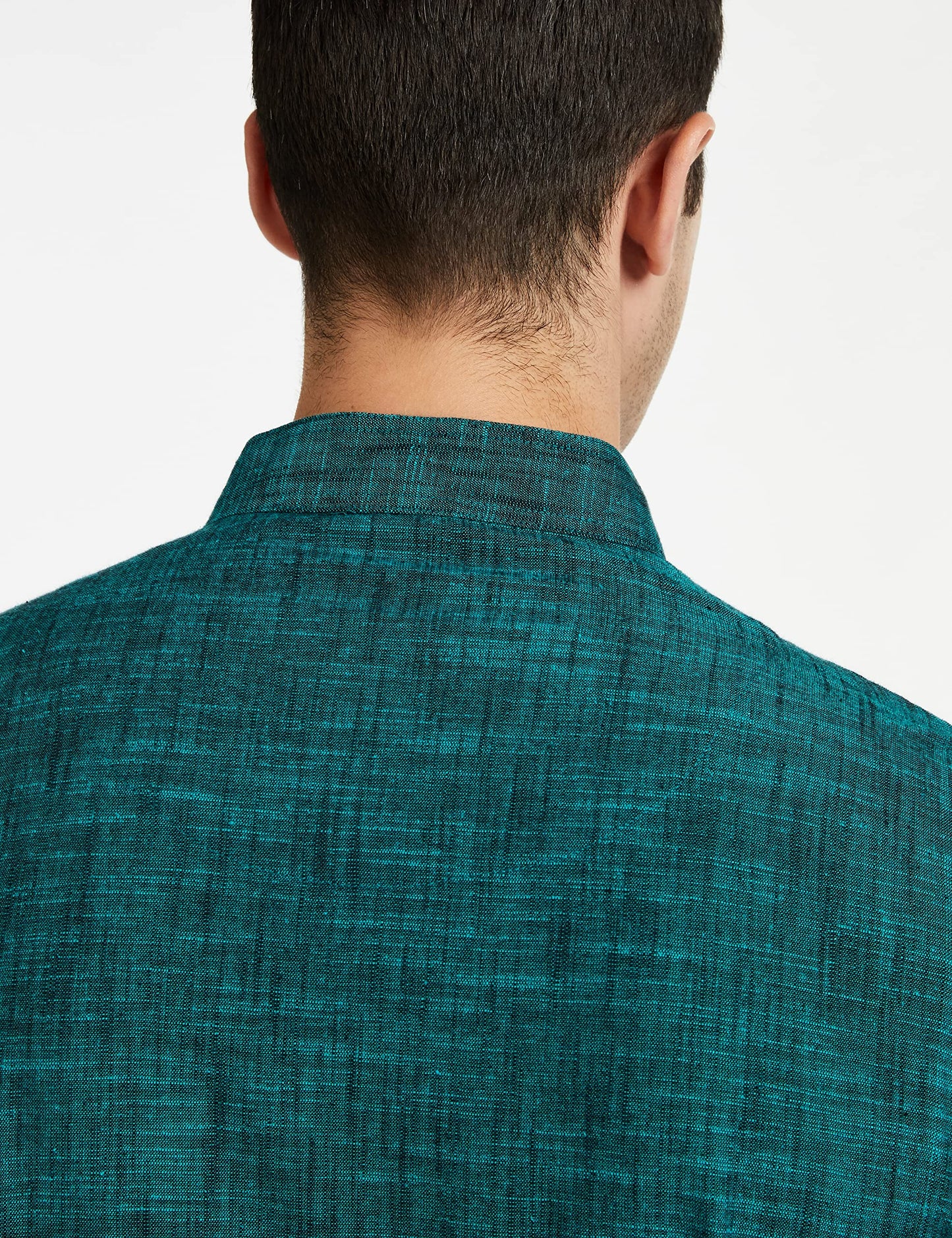 Manyavar Men's Cotton Kurta Set (ML11768-327-L_Light Green_Large/40)