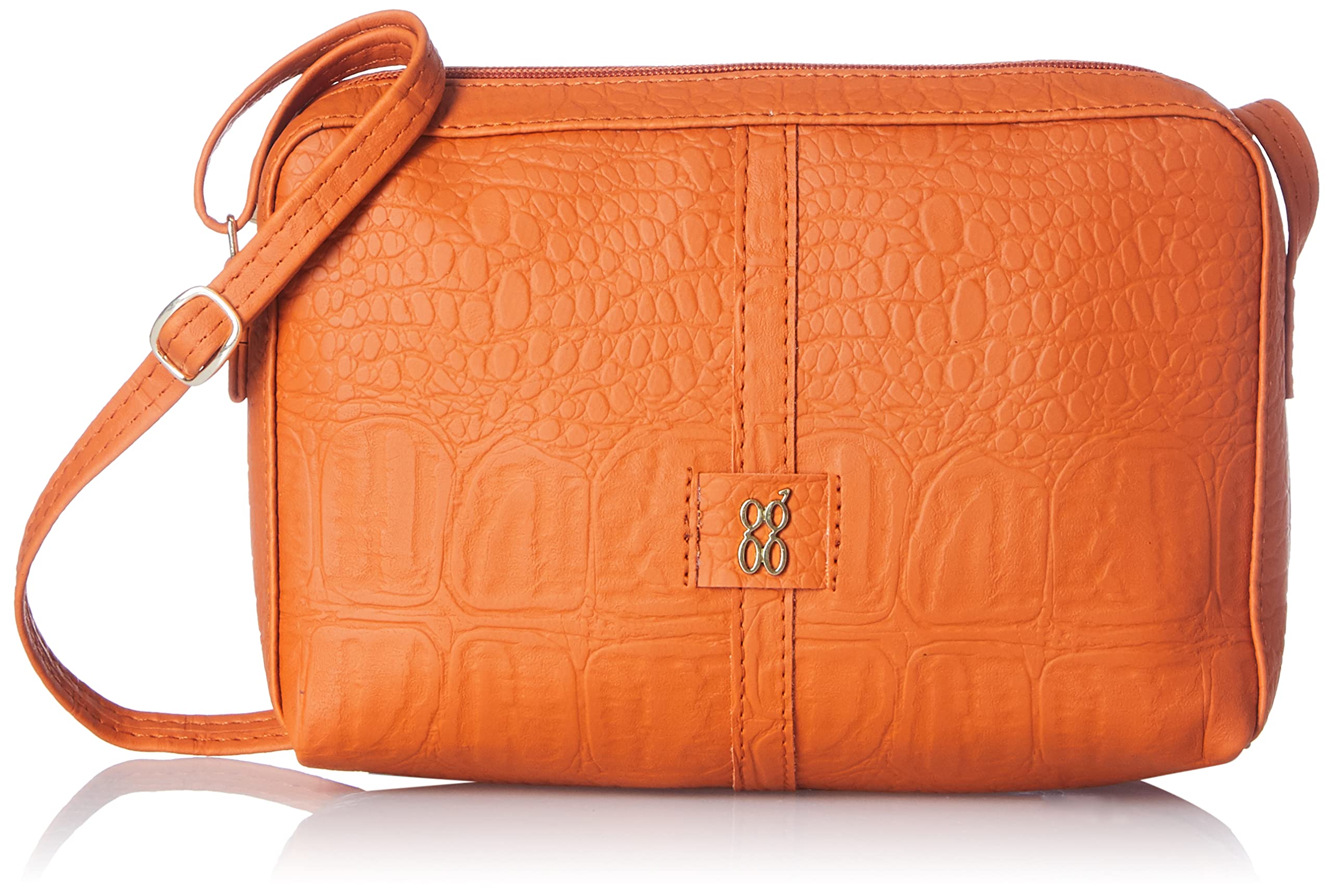 baggit orange sling bag