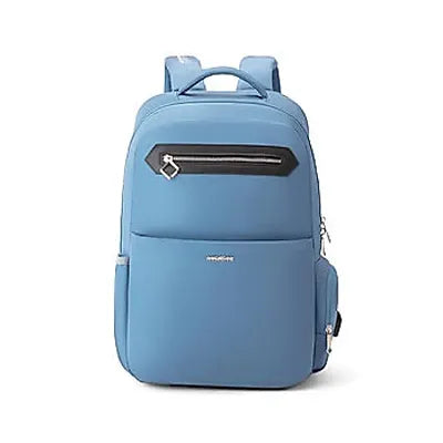 Designer Blue Artificial Leather Backpack 