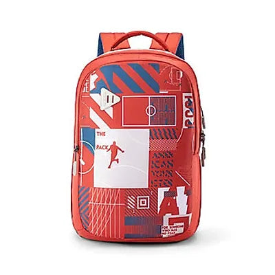 Designer Red Artificial Leather Backpack 