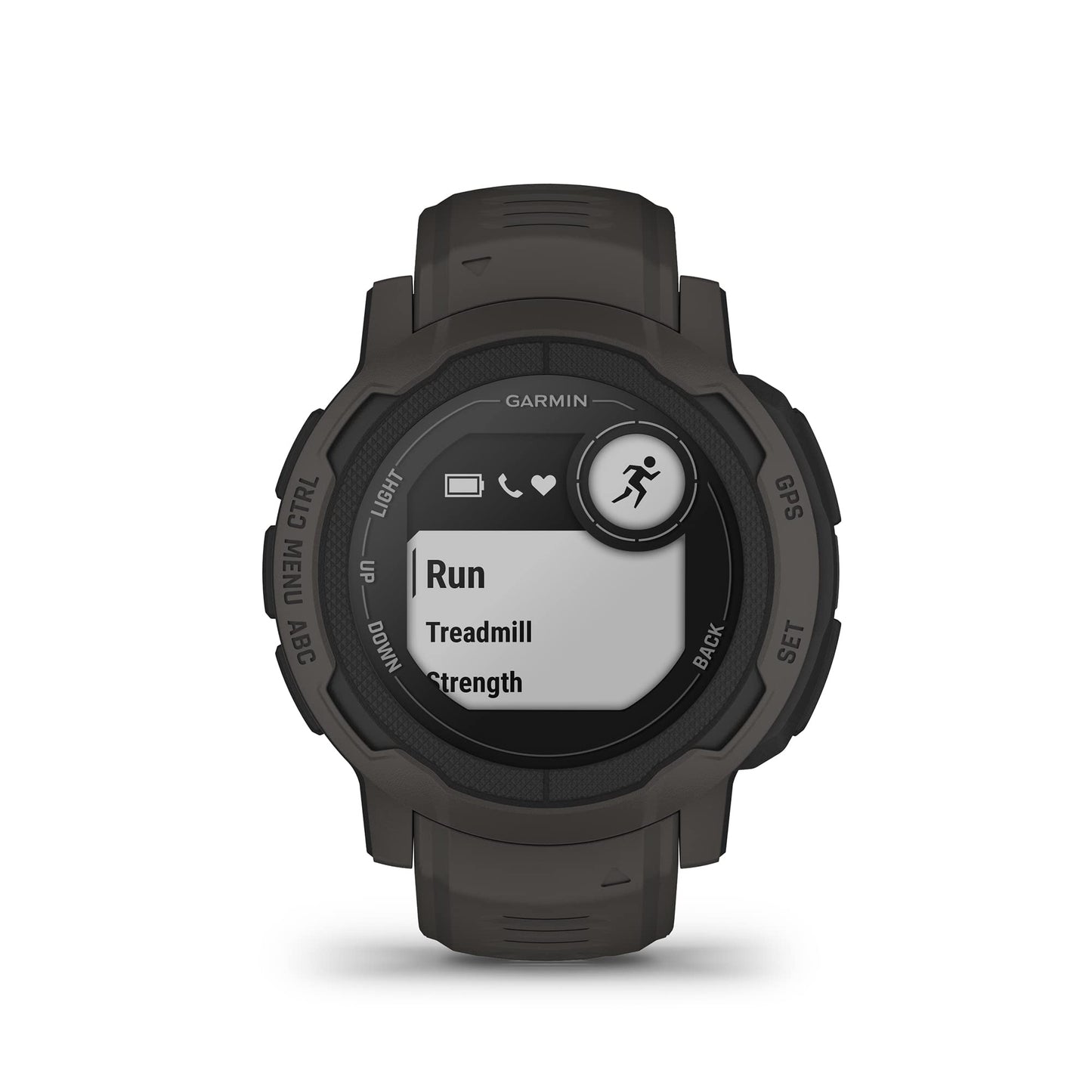 Garmin Instinct 2, Graphite Smartwatch, Built-in Sports Apps and Health Monitoring, Ultratough Design Features, Graphite SaumyasStore