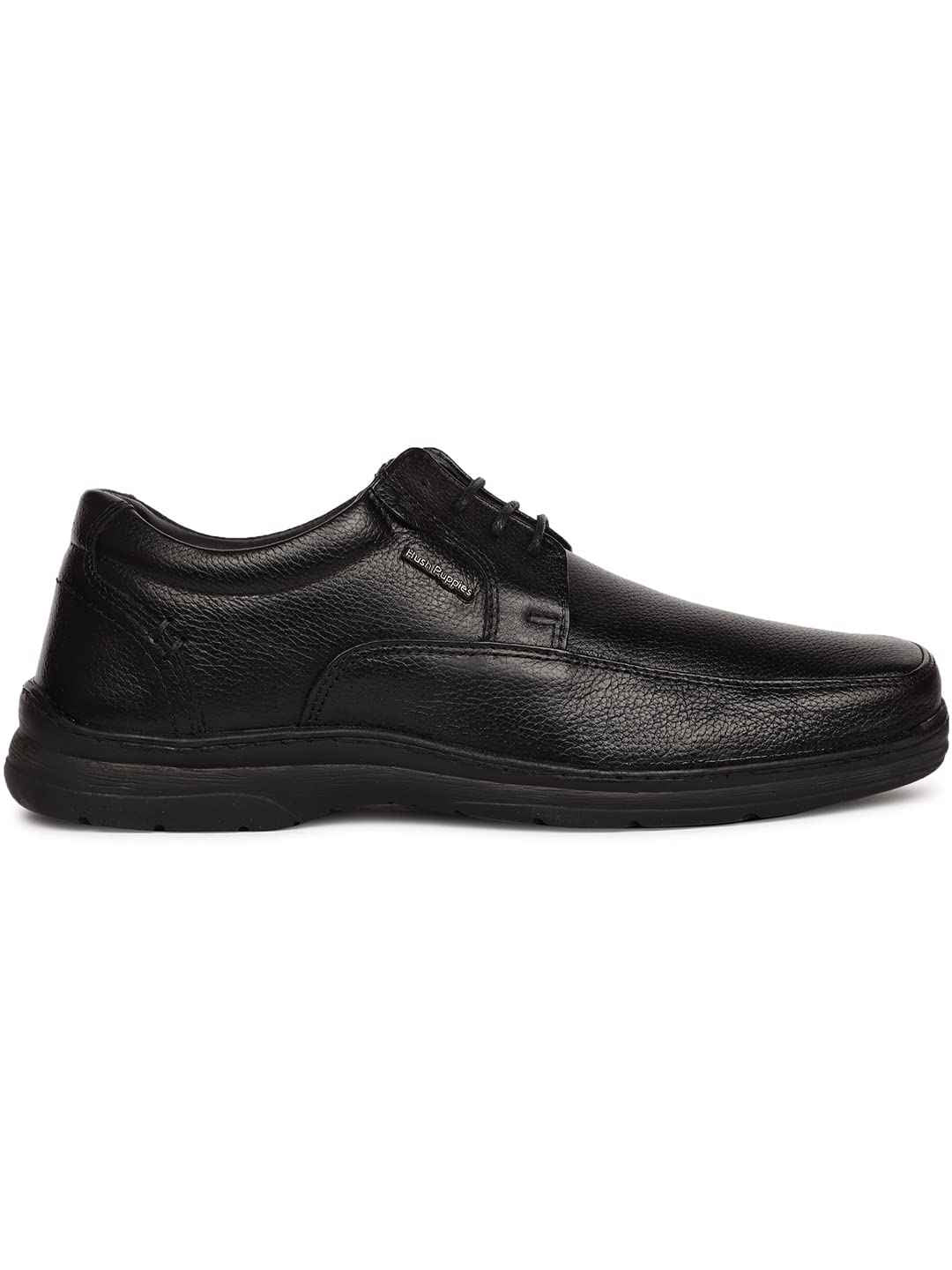Hush Puppies Men's Taylor Lace Up Uniform Dress Shoe (8256446_Black_9 UK) SaumyasStore