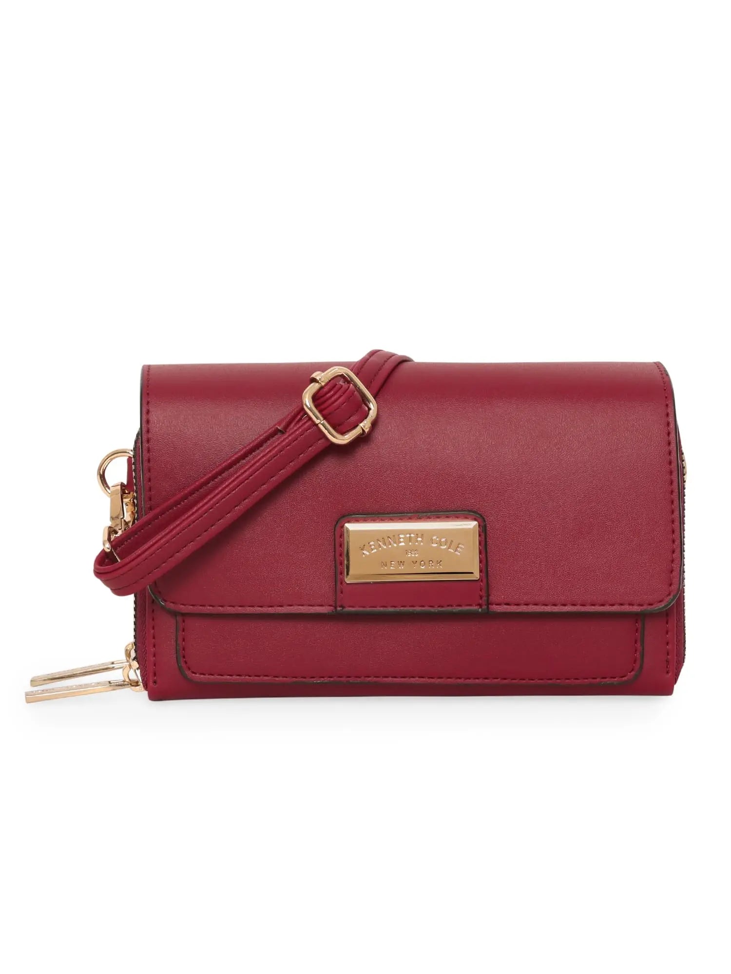 KENNETH COLE stylish trendy Women's Broxa Flap Over Sling Bag