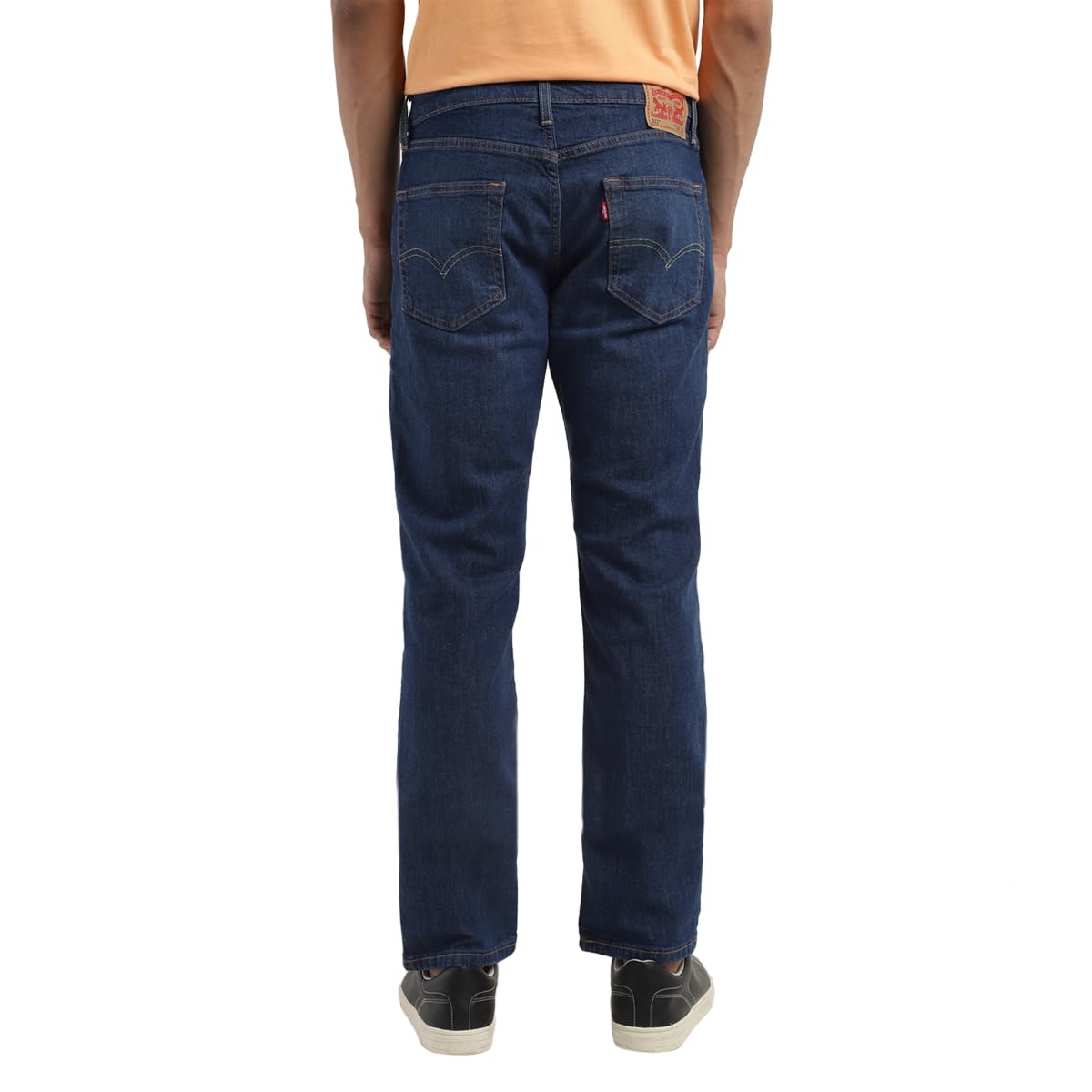 Levi's Men's 511 Slim Fit Mid-Rise Light Fade Stretchable Jeans Dark Blue SaumyasStore