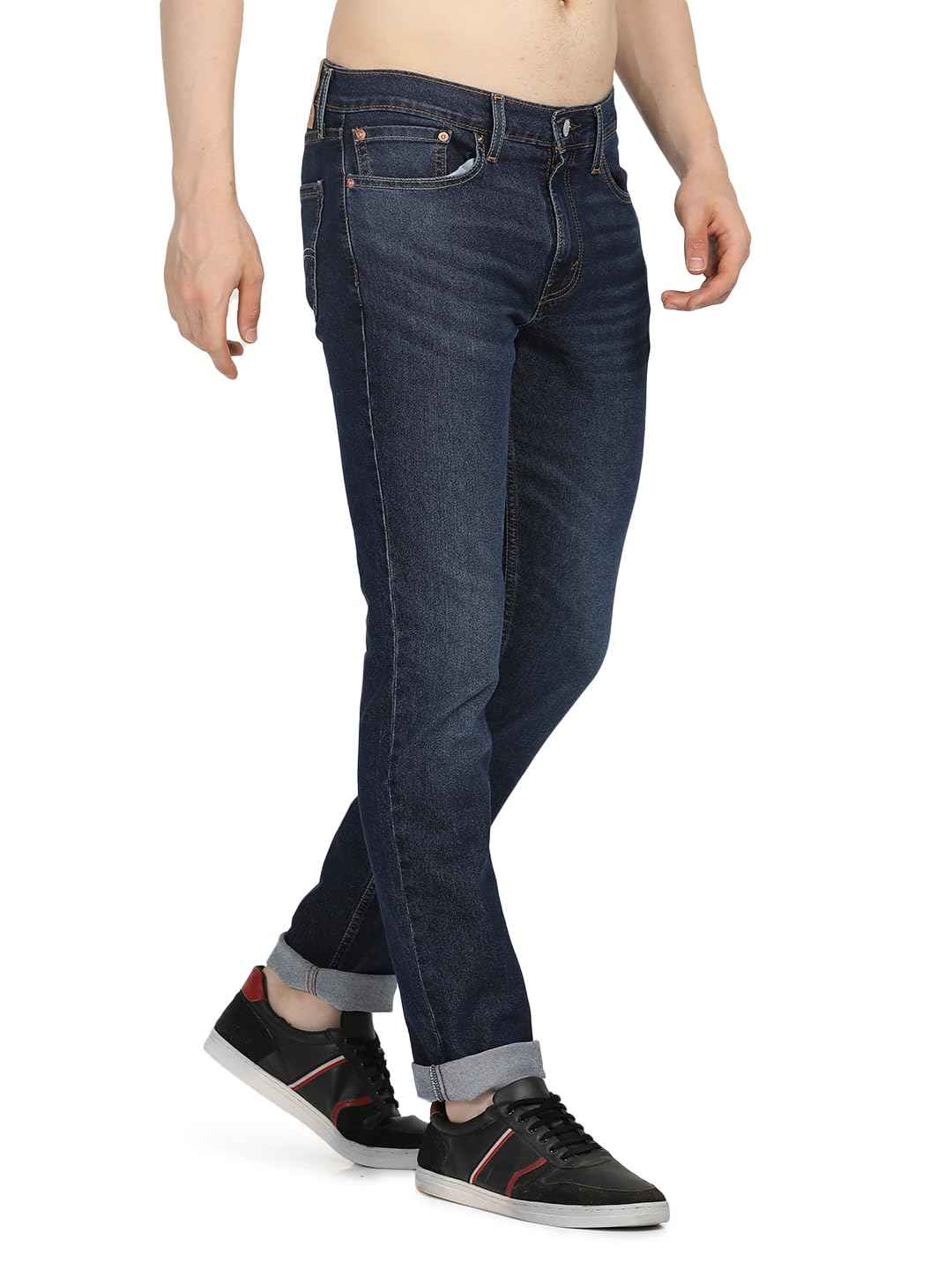 Levi's Men's Slim Jeans (002BU-0001_Blue SaumyasStore