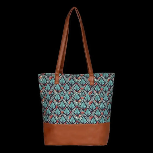 MARISSA PRINTED CANVAS TOTE BAG FOR GIRLS AND WOMEN
