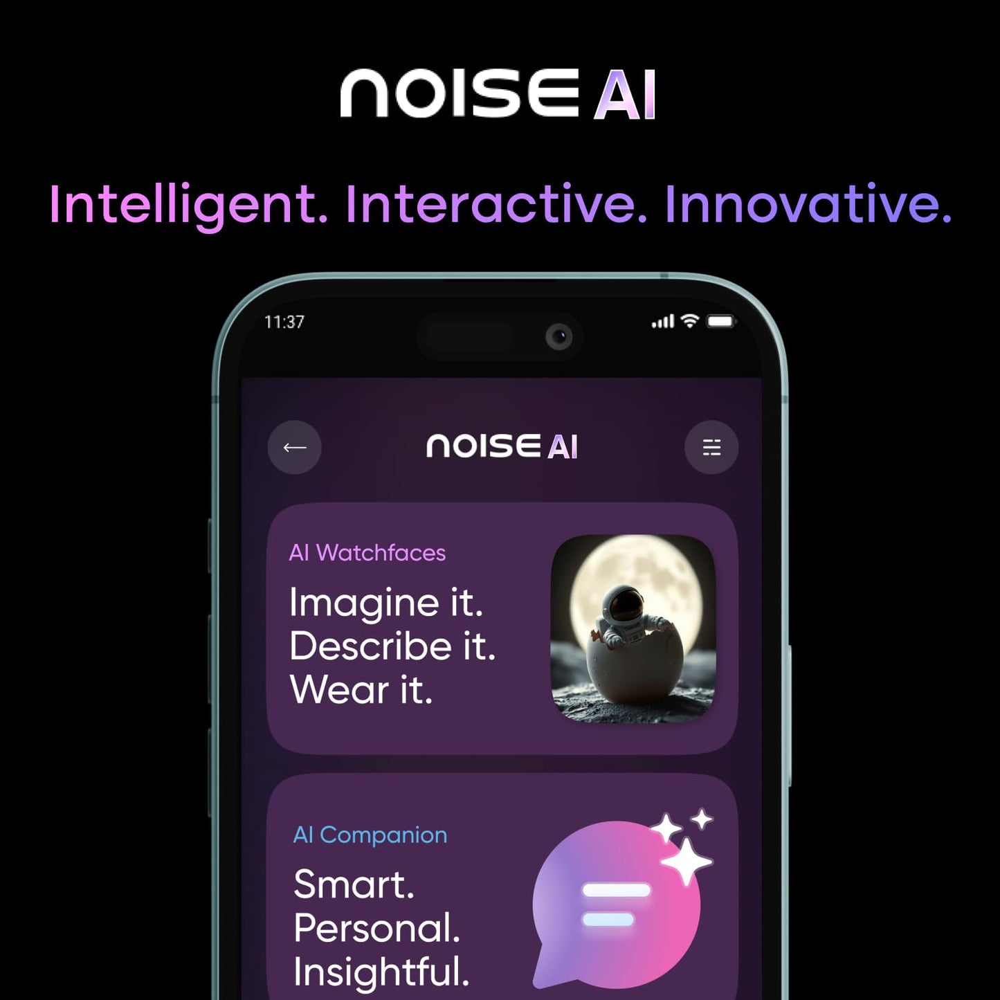 Noise Pro 6 Max Smart Watch:Intelligent AI, Endless AI Watch Faces, AI Companion, 1.96” AMOLED, Stainless Steel Build, Built-in GPS, 5 ATM, EN2 Processor, for iOS & Android(Green Titanium) SaumyasStore