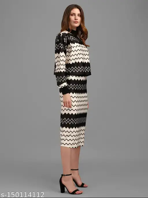 Purvaja Women's Oversized Top with Skirt SaumyasStore