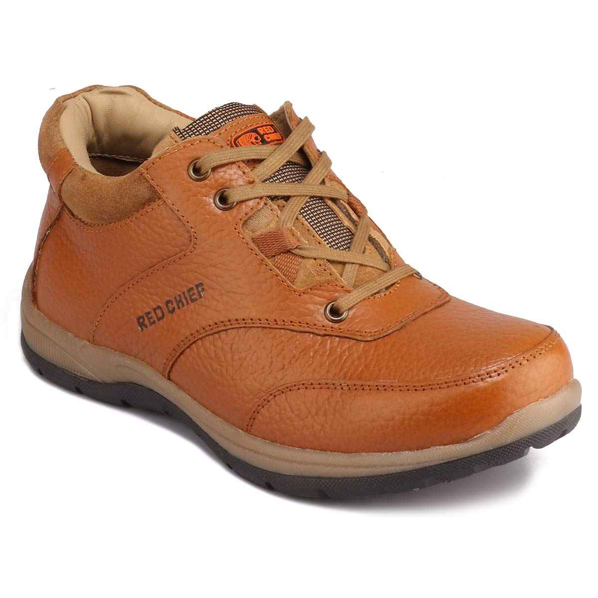 Red Chief Lace Up | Casual Shoes for Men | TPR Sole | Elephant Tan |Size 10 UK | RC3421 SaumyasStore
