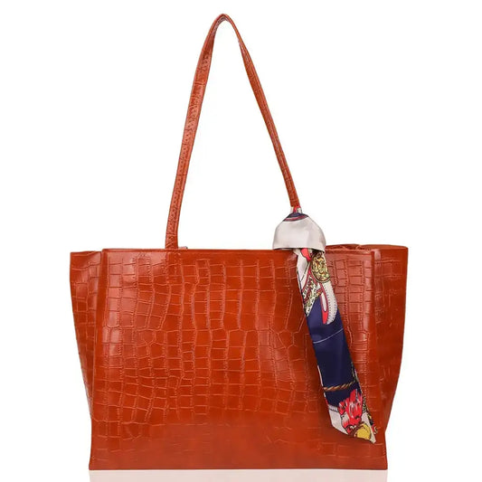 Sanverse Classic Stylish Tote Bags for Working Ladies Women  Girls Formal Handbag (Tan)