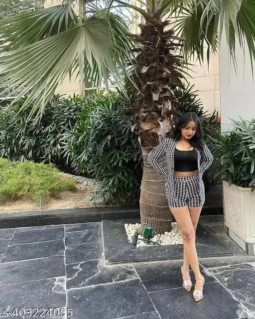 TANDUL Women Two Piece Dress Multicolor Dress SaumyasStore