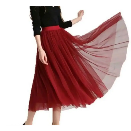 Trendy Attractive Net  Skirt for Women