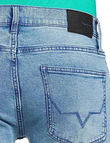 UNITED COLORS OF BENETTON Solid Pattern Low Crotch Fit Jeans (Size: 34)-24P4BMRG8001I901 Blue SaumyasStore