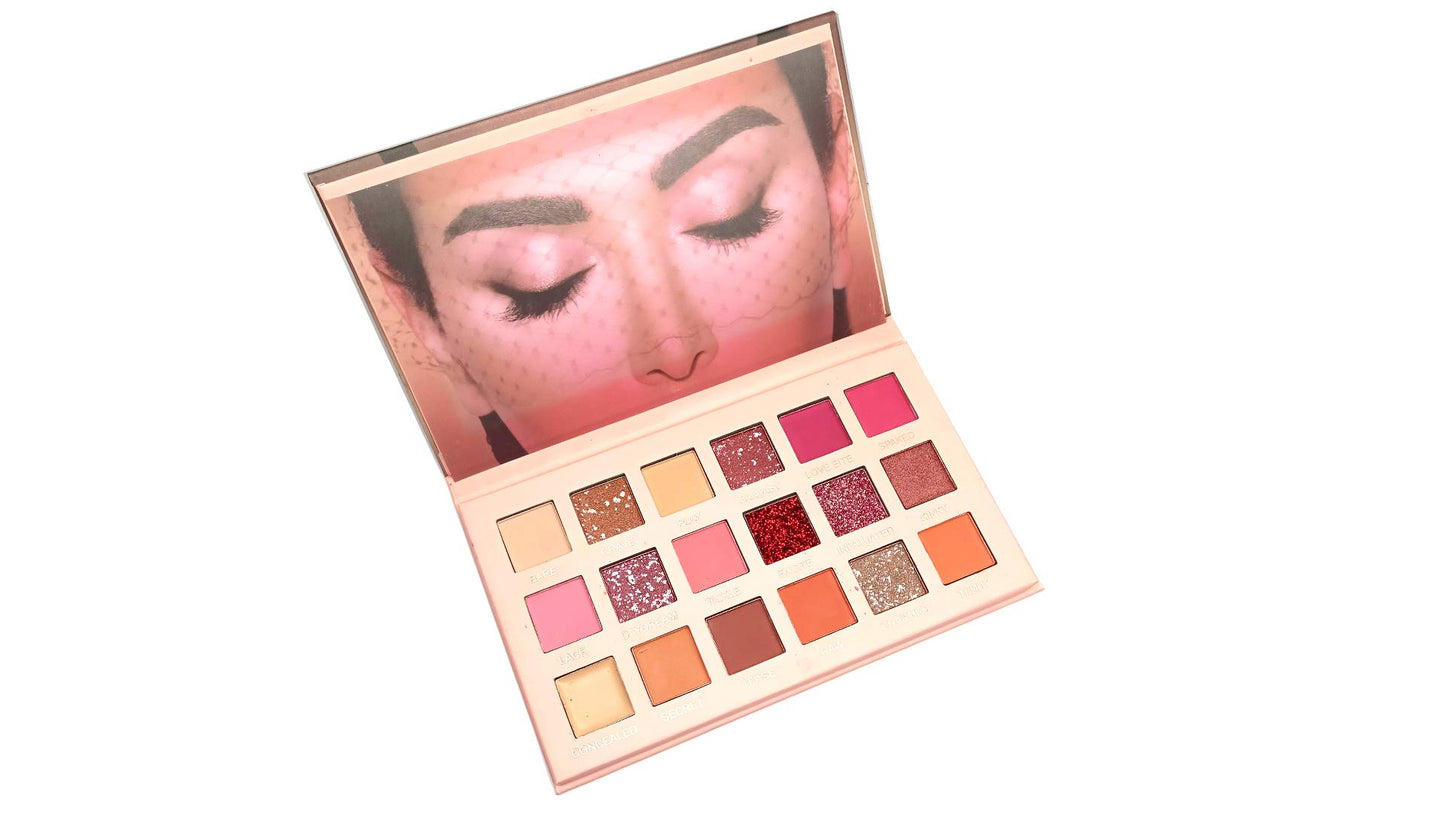 Urbanmac Nude Edition Eyeshadow Palette 18 (Multi Color) 18 G, Matte & Sheer Finish SaumyasStore