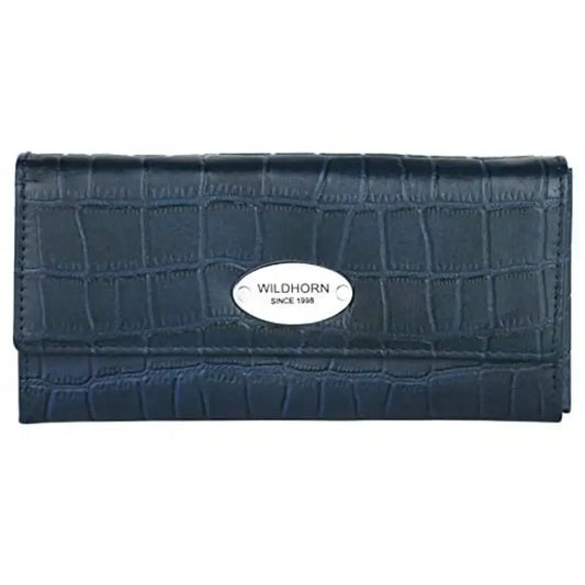 WILDHORN Wildhorn India Blue Leather Women's Wallet