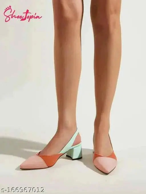 Women Cream Heels SaumyasStore