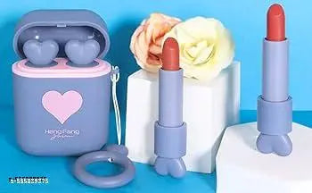 Korean Blue Airpod shape lipstick pack of 2