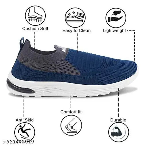 Bersache Sneaker, Loafers ,Casual With Extra Comfort Sneakers For Women's (Blue)