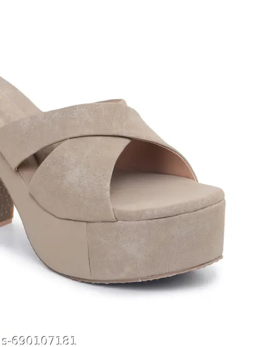 Shezone Women's Beige Sandals