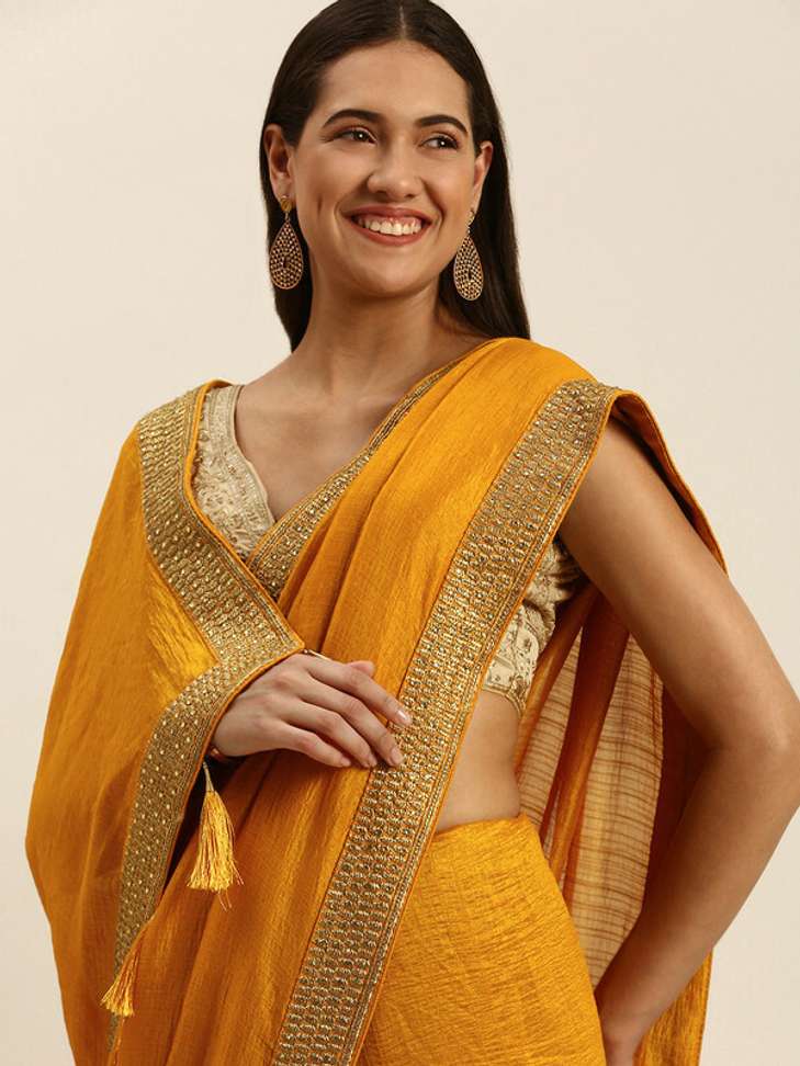 Mohey Woven Bollywood Art Silk Saree