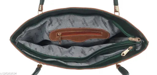 Fostelo Women's Vegan Leather Squirrel Shoulder Bag | Ladies Purse Handbag (Tan) (Large)