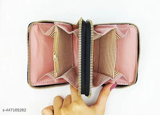 Small Clutch Wallet for Women, Coin Pocket with Dabbale Zipper ( Dezine As A Per Market Avalible )