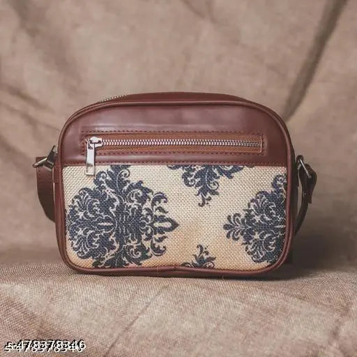 Zouk Mughal Motif Sling Bag