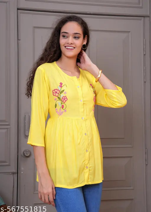 Women Trendy Rayon Top