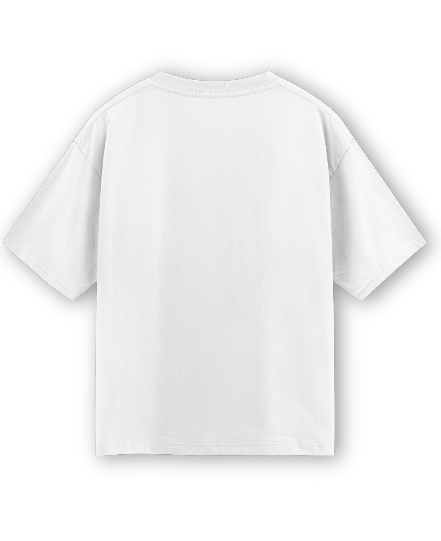 White Oversized T-shirt Back Design