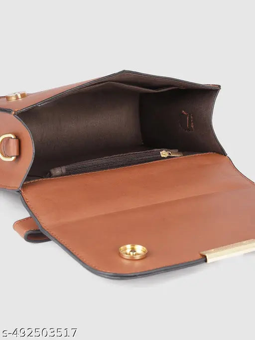 Fastrack Brown Quilted Satchel