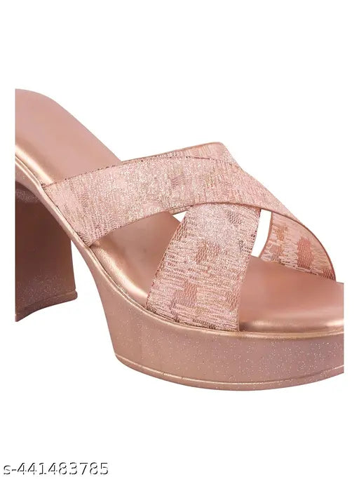 Selfiee Fabulous Block Heel Sandals Perfect for Every Occasion, Elegant & Fancy High Heels Sandals For Womens & Girls