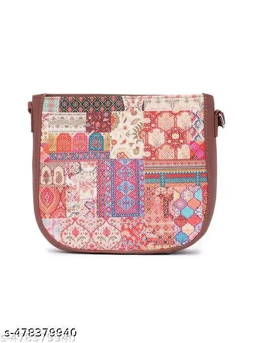 Zouk Kutch Gamthi U Shaped Sling Bag