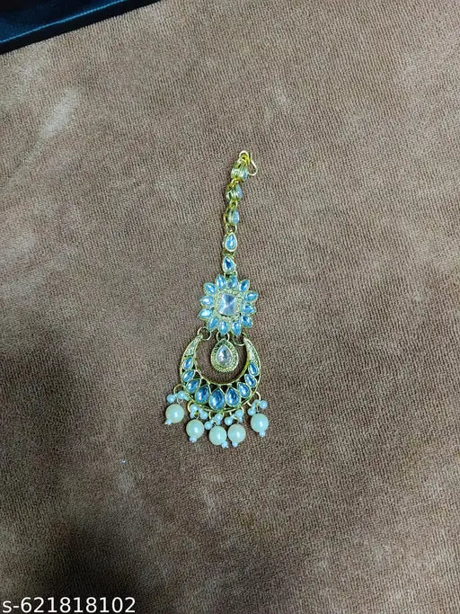 Cream white combination bridal jewelery set &party wear necklace set for woman