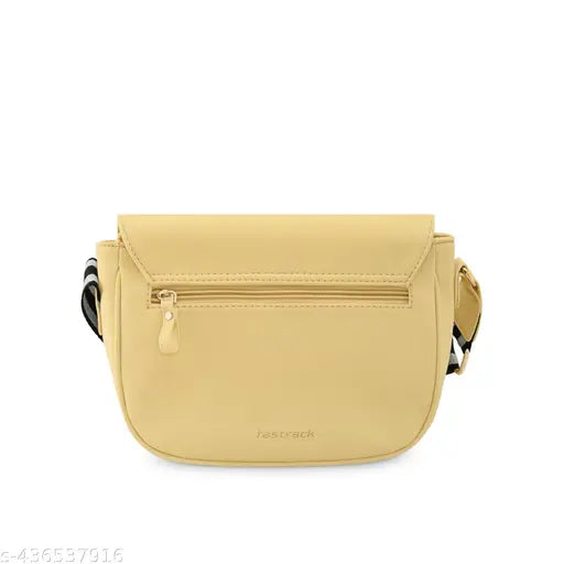 Fastrack Women's Casual Sling Bag Butter Yellow
