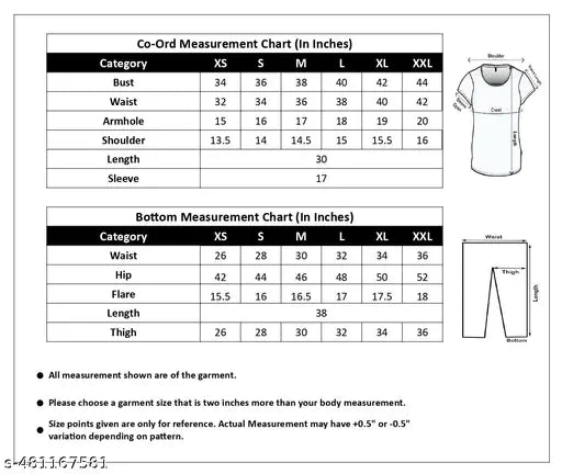 SELVIA Rayon blend Multicolor & Orange Printed Co ords set
