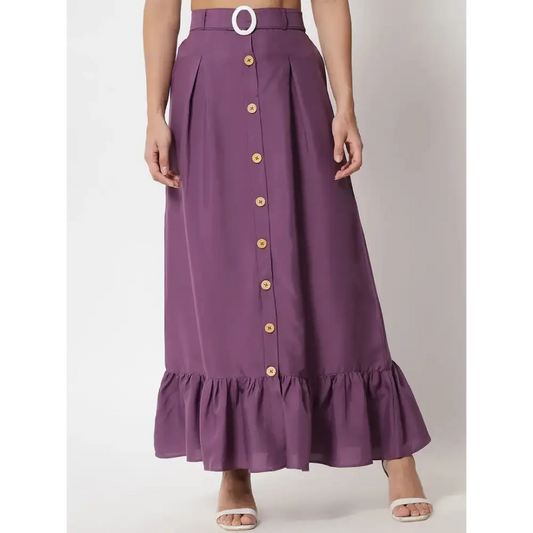 women crepe skirt