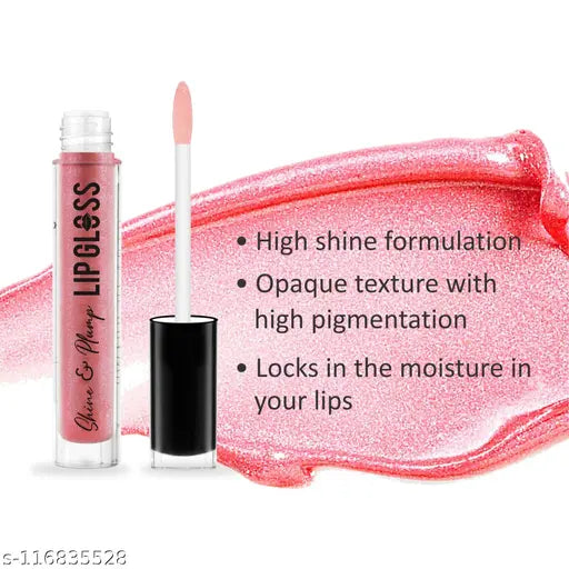 Swiss Beauty Shine & Plump Lipgloss - 1 Nude