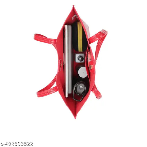 Fastrack Luscious Red Party Tote Bag for Women