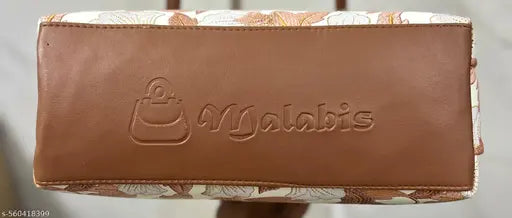 Stylish Brown Colorblock PU Leather Handbag for Women | Shoulder & Tote Bag